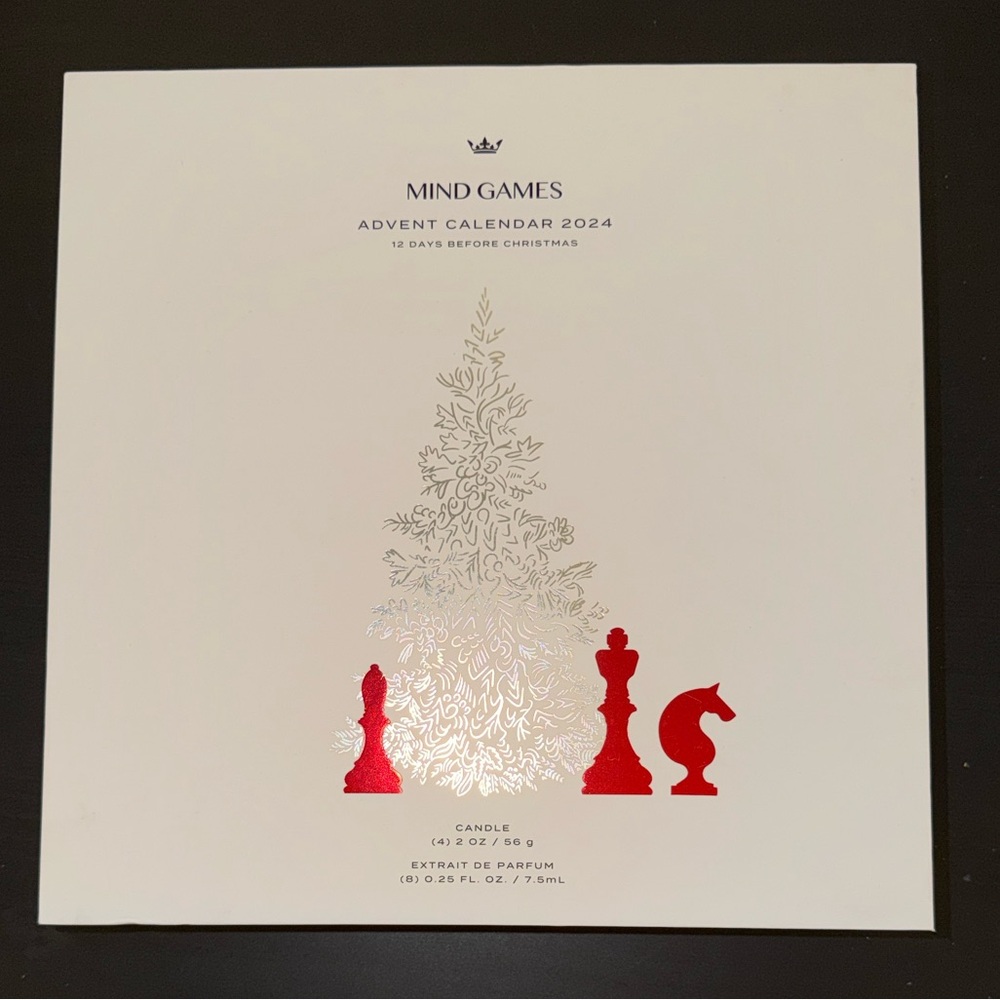 Mind Games Advent Calendar 2024 - White and Red empty box